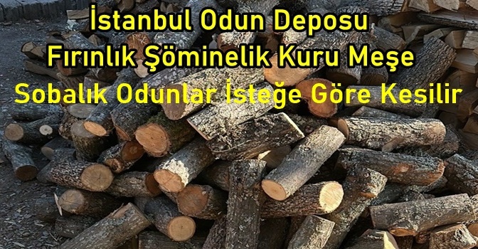 İstanbul Odun Deposu Fırınlık Şöminelik Kuru Meşe ❣️